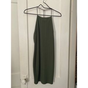 Top Shop Olive Green Dress